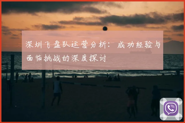 深圳飞盘队运营分析:成功经验与面临挑战的深度探讨