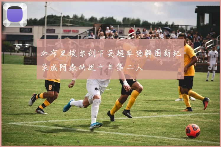 加布里埃尔创下英超单场解围新纪录成阿森纳近十年第二人