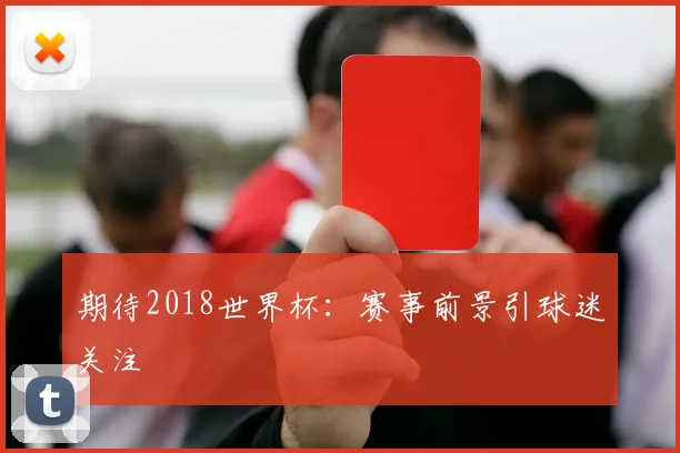 期待2018世界杯:赛事前景引球迷关注