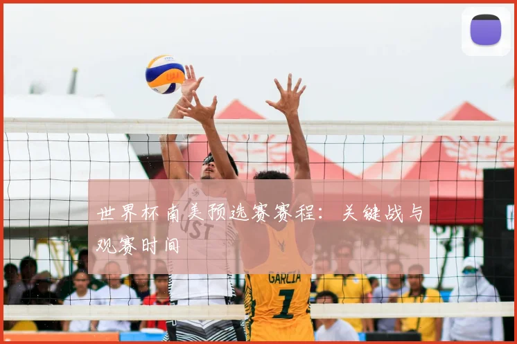 世界杯南美预选赛赛程：关键战与观赛时间